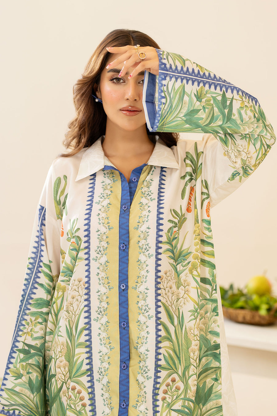 Luxurious Korean Floral Co-Ord Set