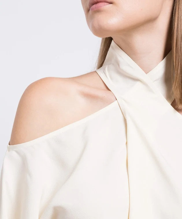 Elegance Flow Halter Neck Ensemble