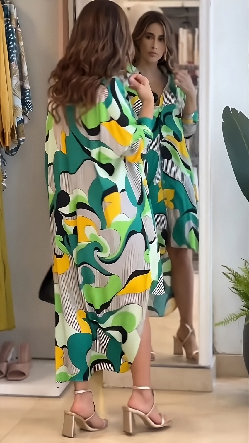 Enigmatic Elevation Shirt Dress