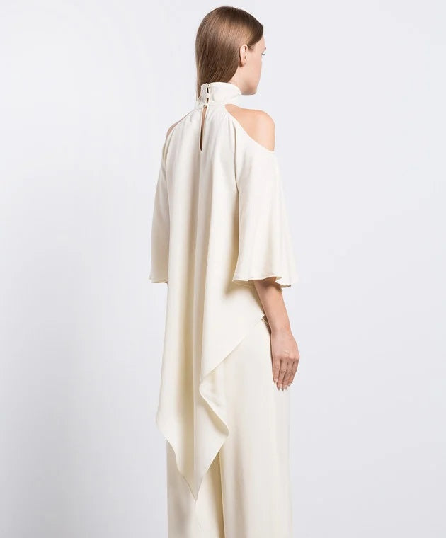 Elegance Flow Halter Neck Ensemble