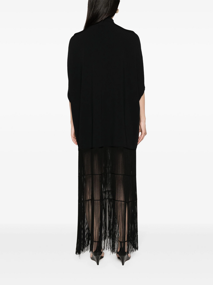Luxe Long Fringe Kaftan