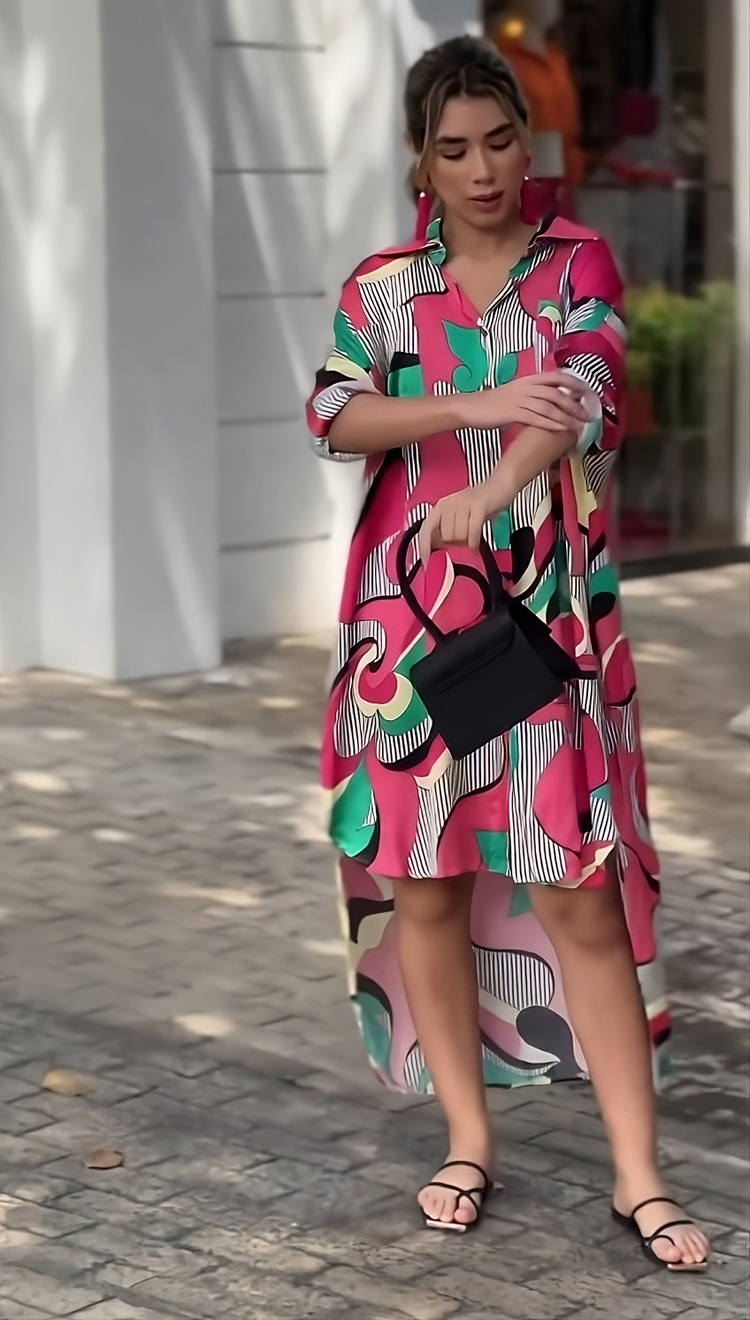 Enigmatic Elevation Shirt Dress
