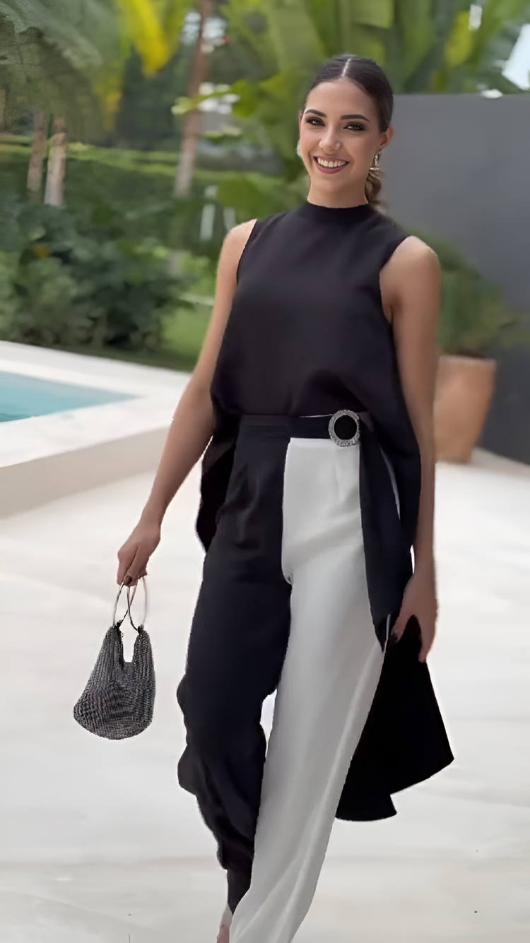 Sophistiqué Belted Set