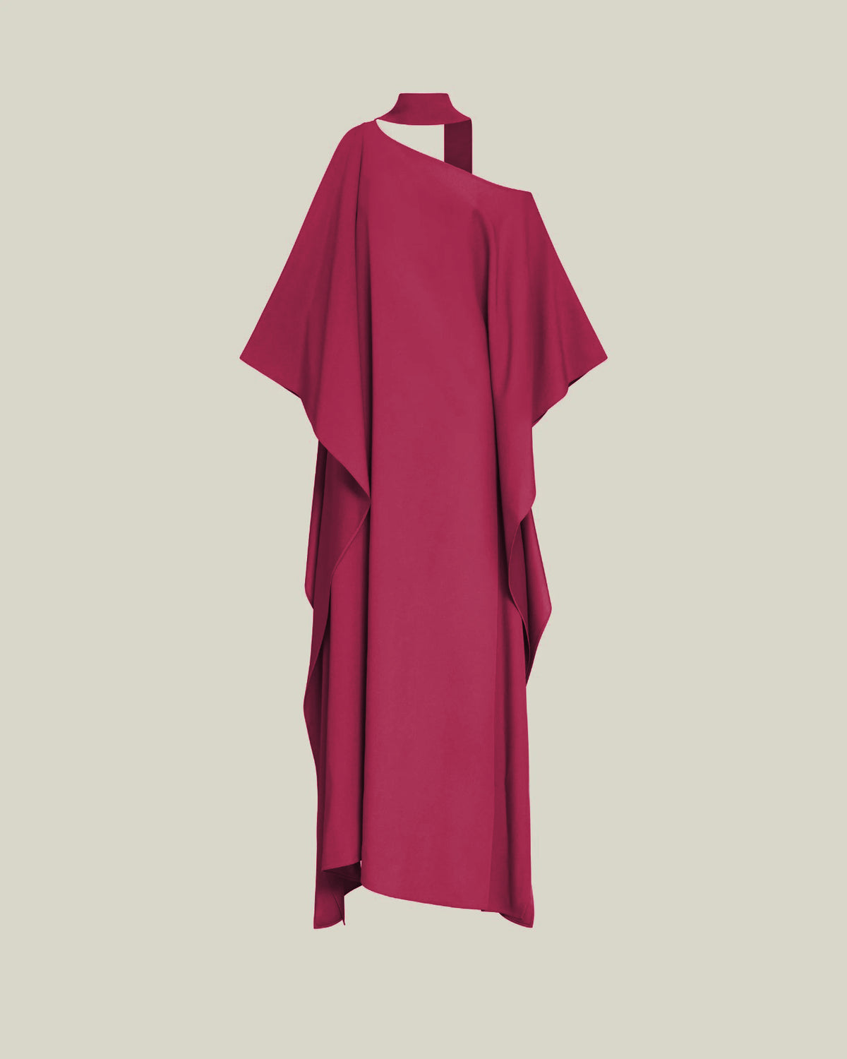 Elegant Drape Cape Dress