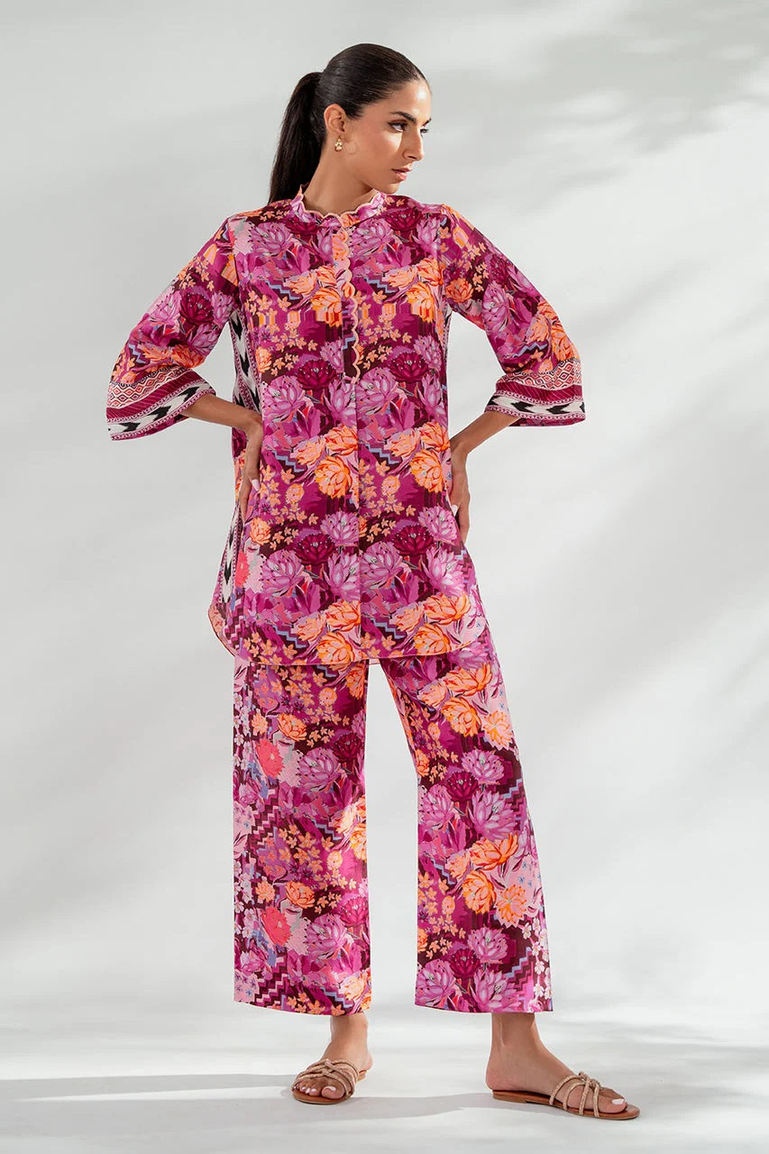 Blooming Grace Embroidered Co-ord Set