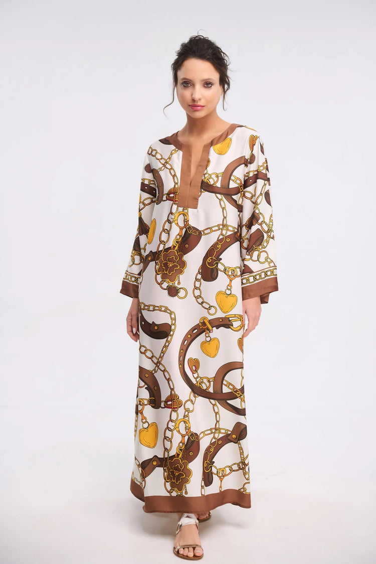 Golden Chains Luxe Kaftan
