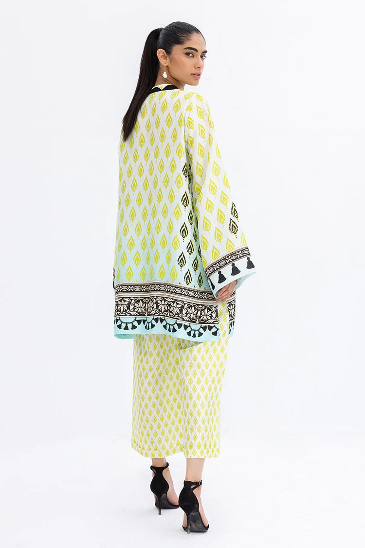 Floral Harmony Soft BSY Crepe Coord Set (Available in Pink & Lime Green)