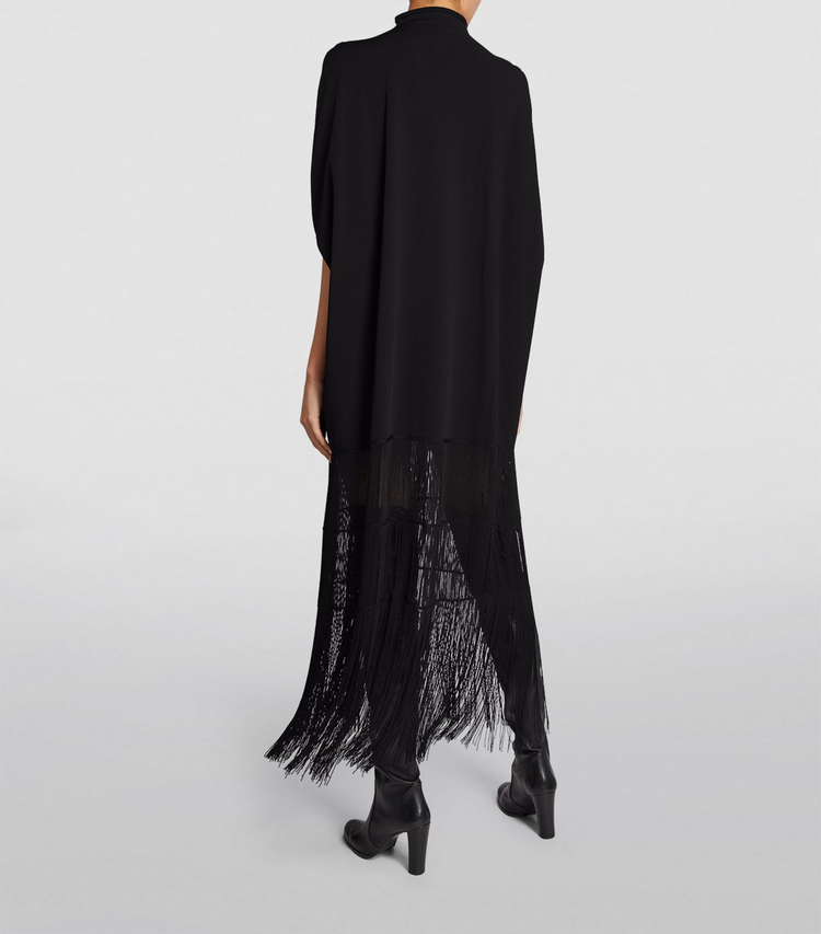 Luxe Long Fringe Kaftan