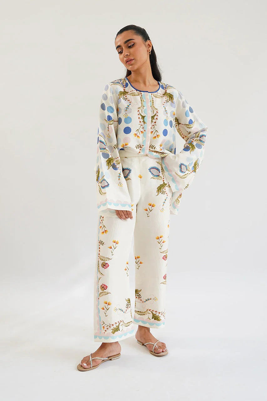 Pastel Floral Delight Co-ord Set