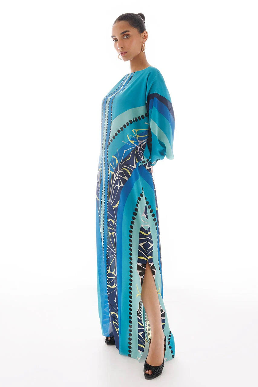 Ocean Breeze Soft BSY Crepe Kaftan
