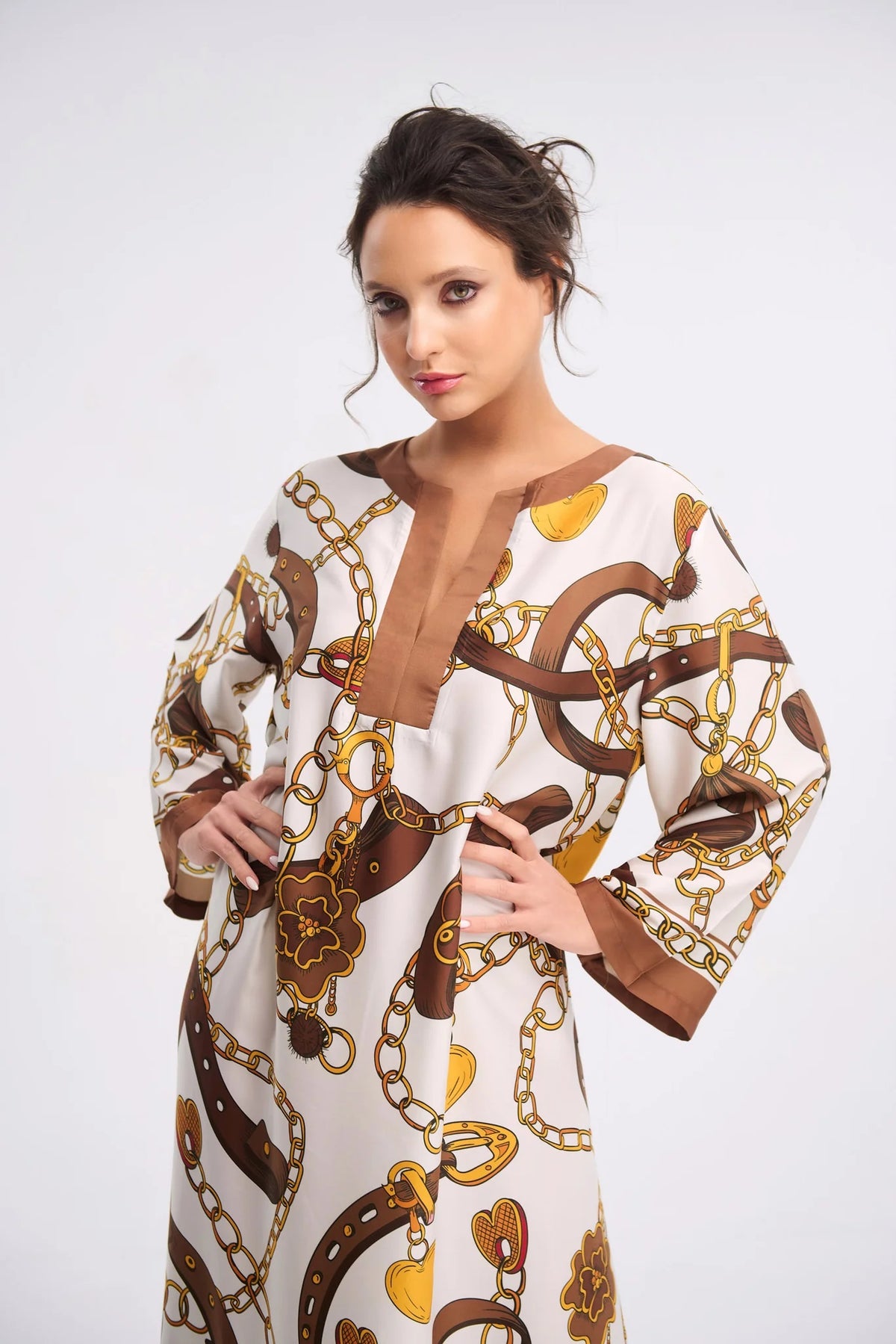 Golden Chains Luxe Kaftan