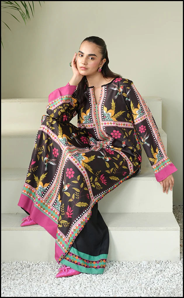 Hummingbird Elegance Soft BSY Crepe Coord Set