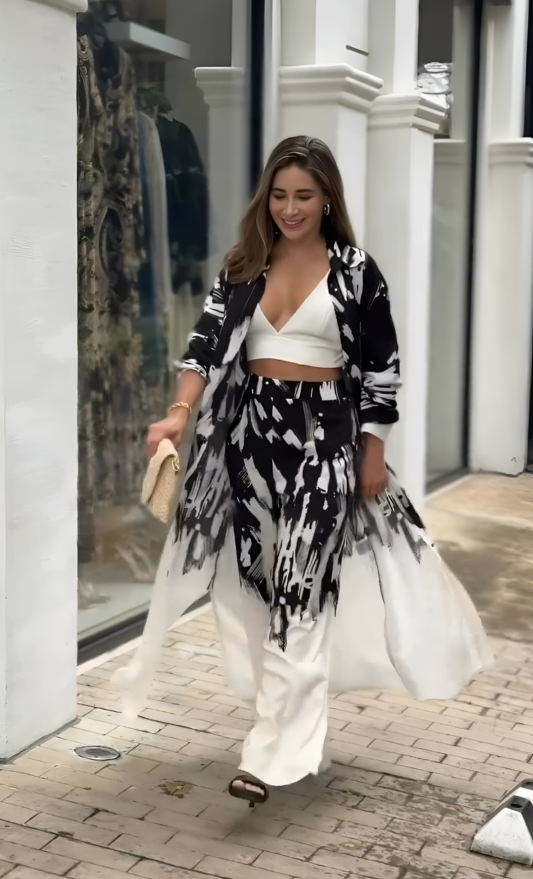 DressBerry Black white Dress