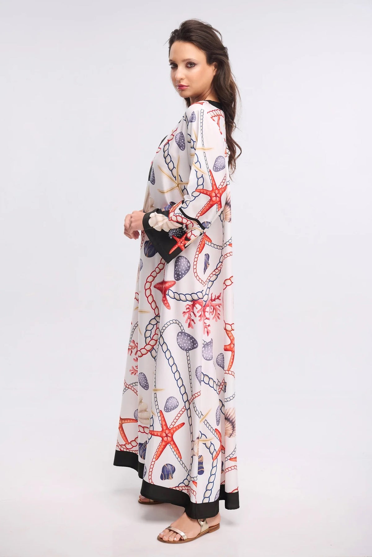Nautical Elegance Kaftan