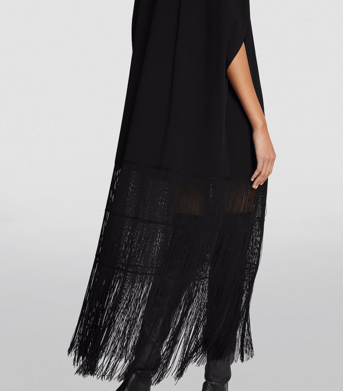 Luxe Long Fringe Kaftan