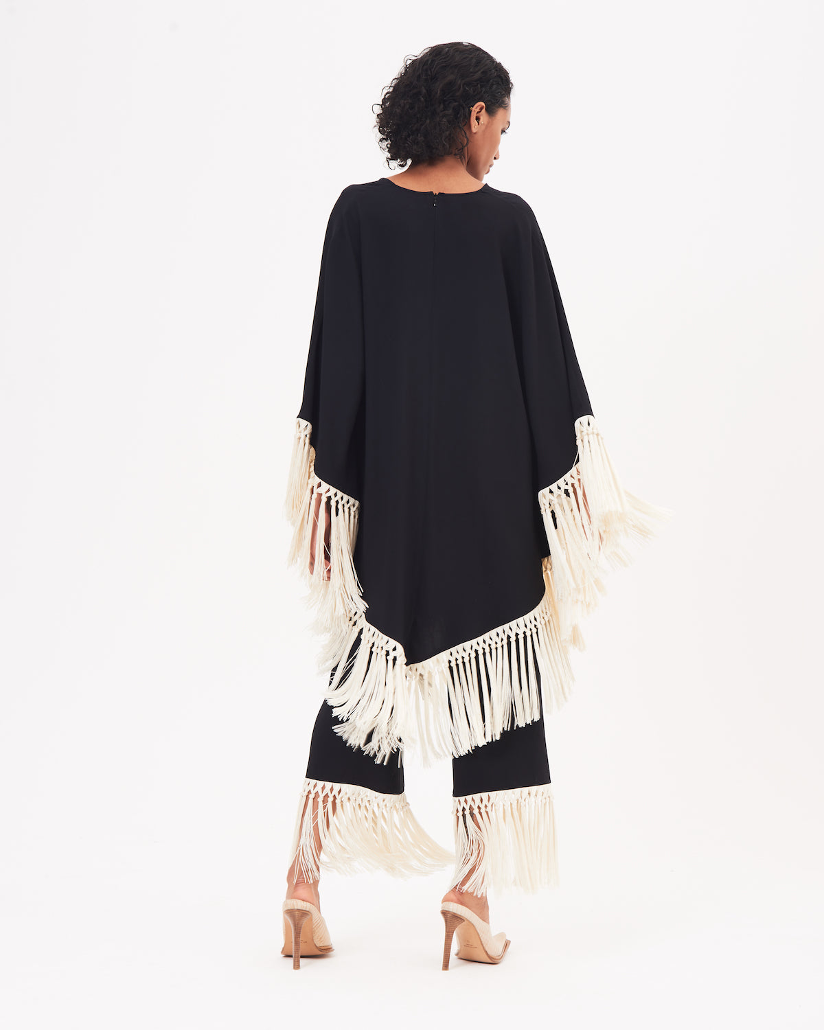 Luxe Fringe Kaftan Coord Set