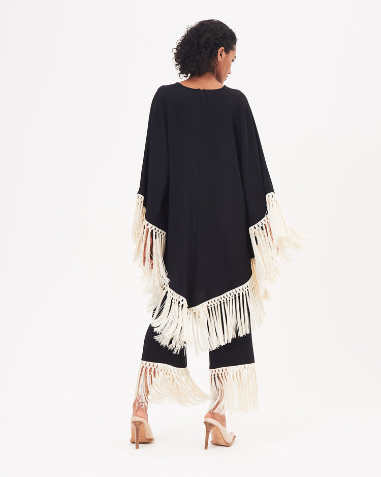 Luxe Fringe Kaftan Coord Set