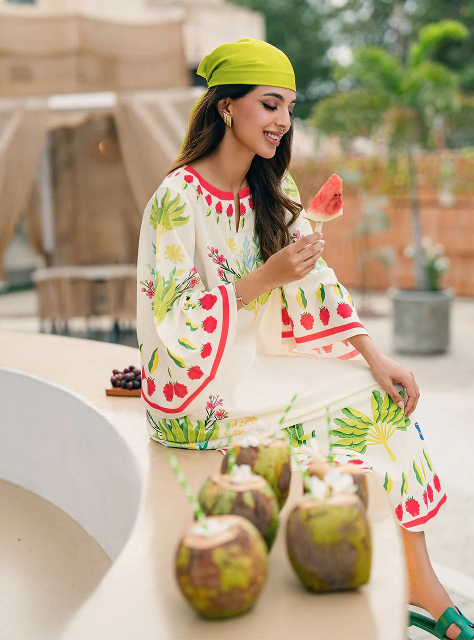 Floral Bliss Flared Sleeve Co-ord Set