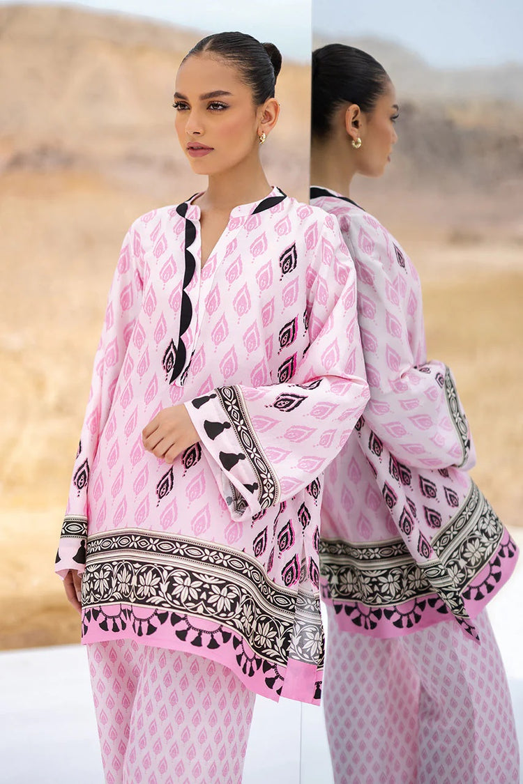 Floral Harmony Soft BSY Crepe Coord Set (Available in Pink & Lime Green)