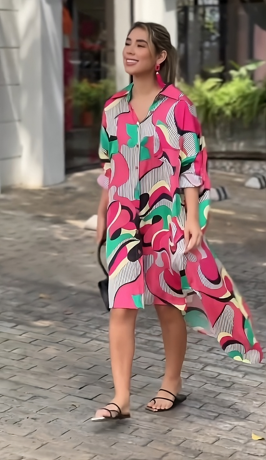 Enigmatic Elevation Shirt Dress