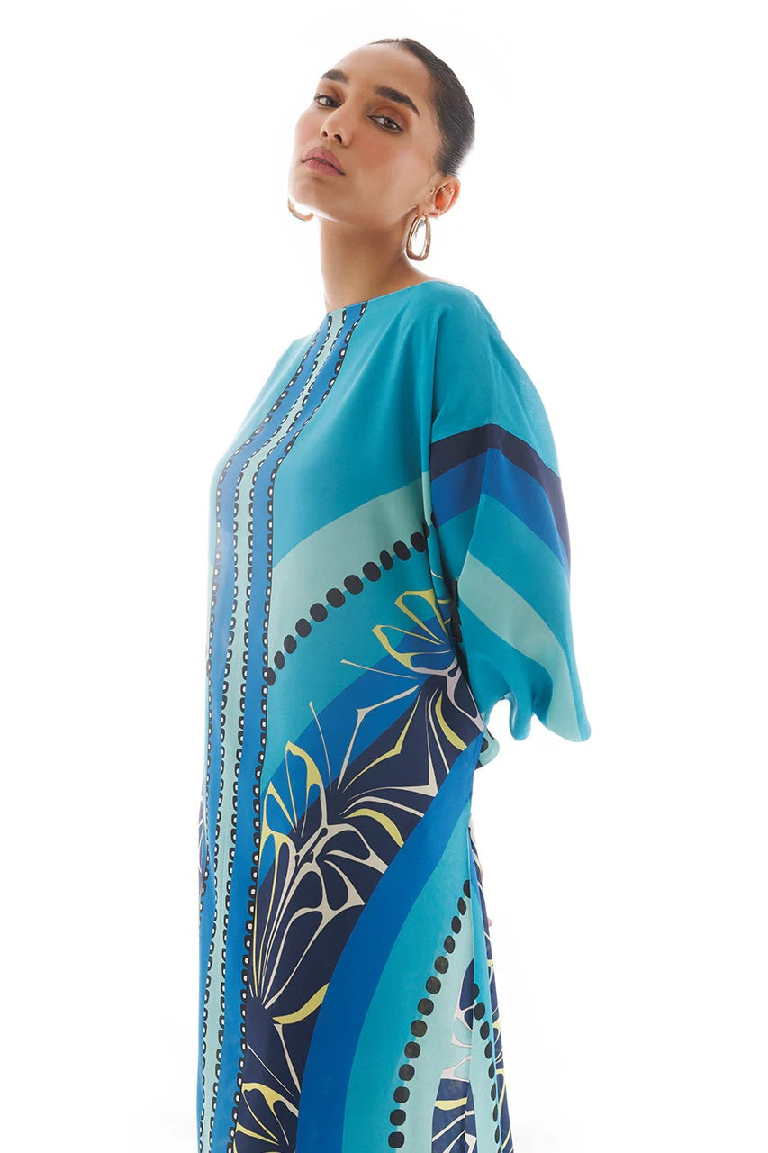 Ocean Breeze Soft BSY Crepe Kaftan