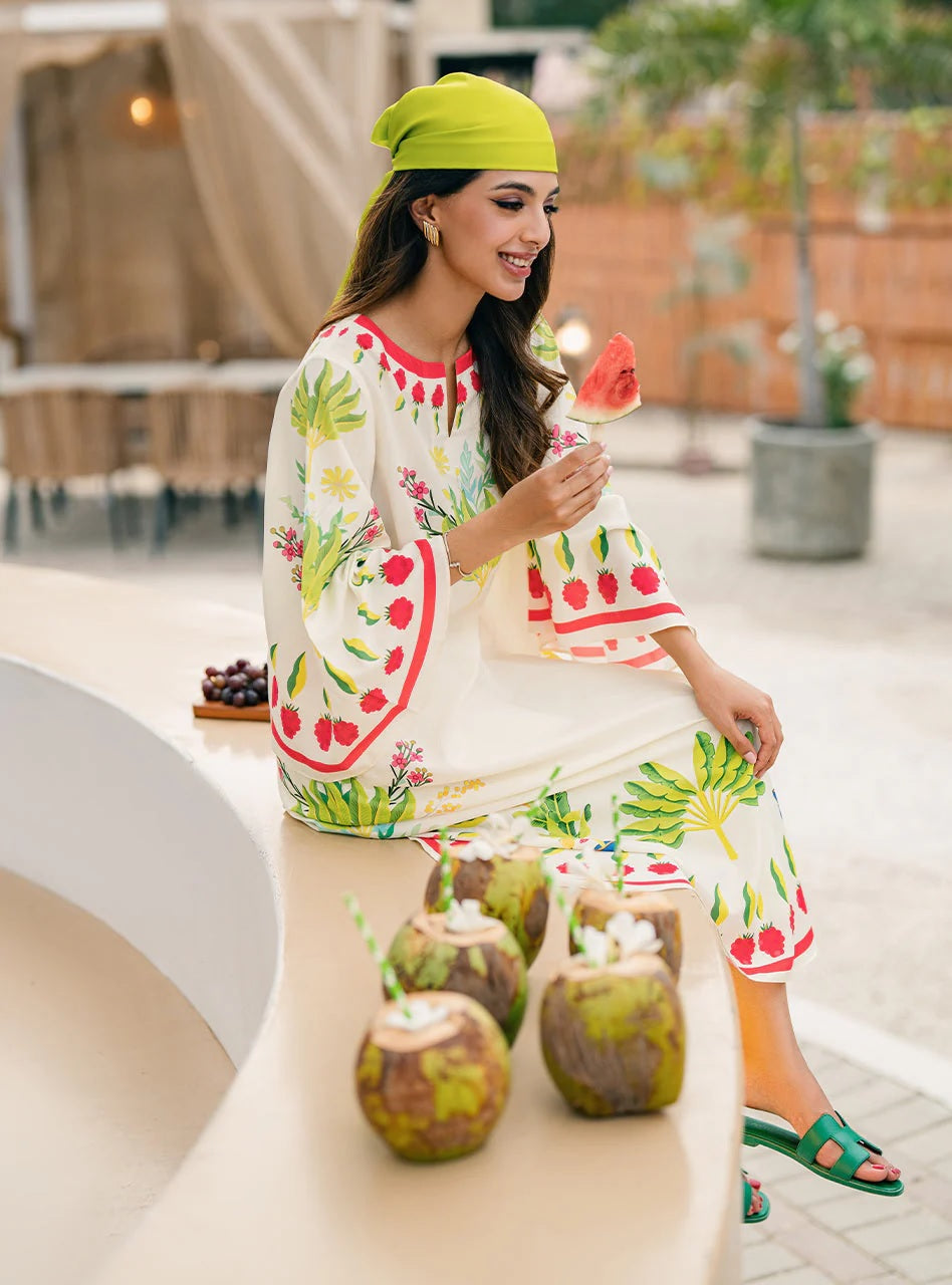 Floral Bliss Flared Sleeve Co-ord Set