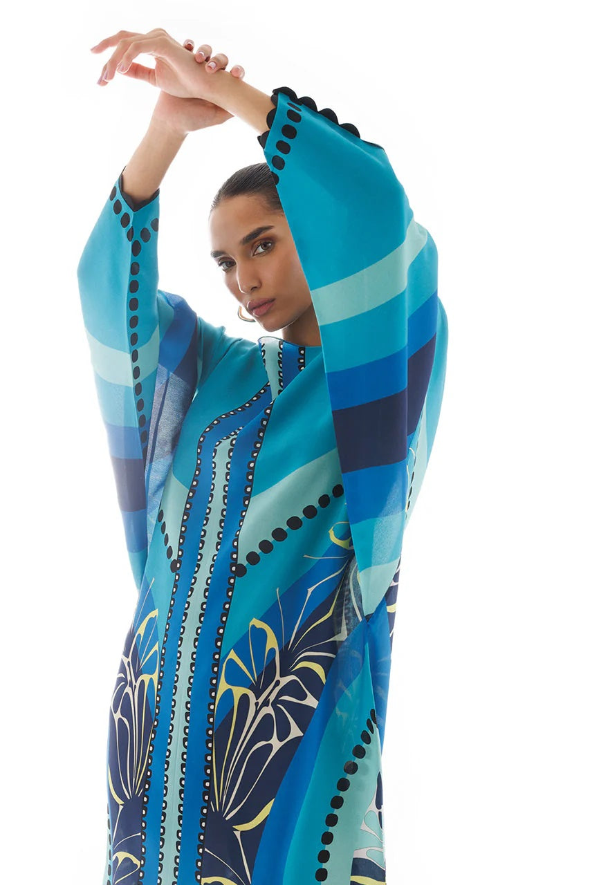 Ocean Breeze Soft BSY Crepe Kaftan