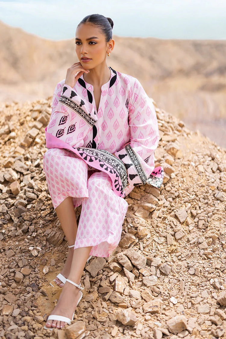 Floral Harmony Soft BSY Crepe Coord Set (Available in Pink & Lime Green)