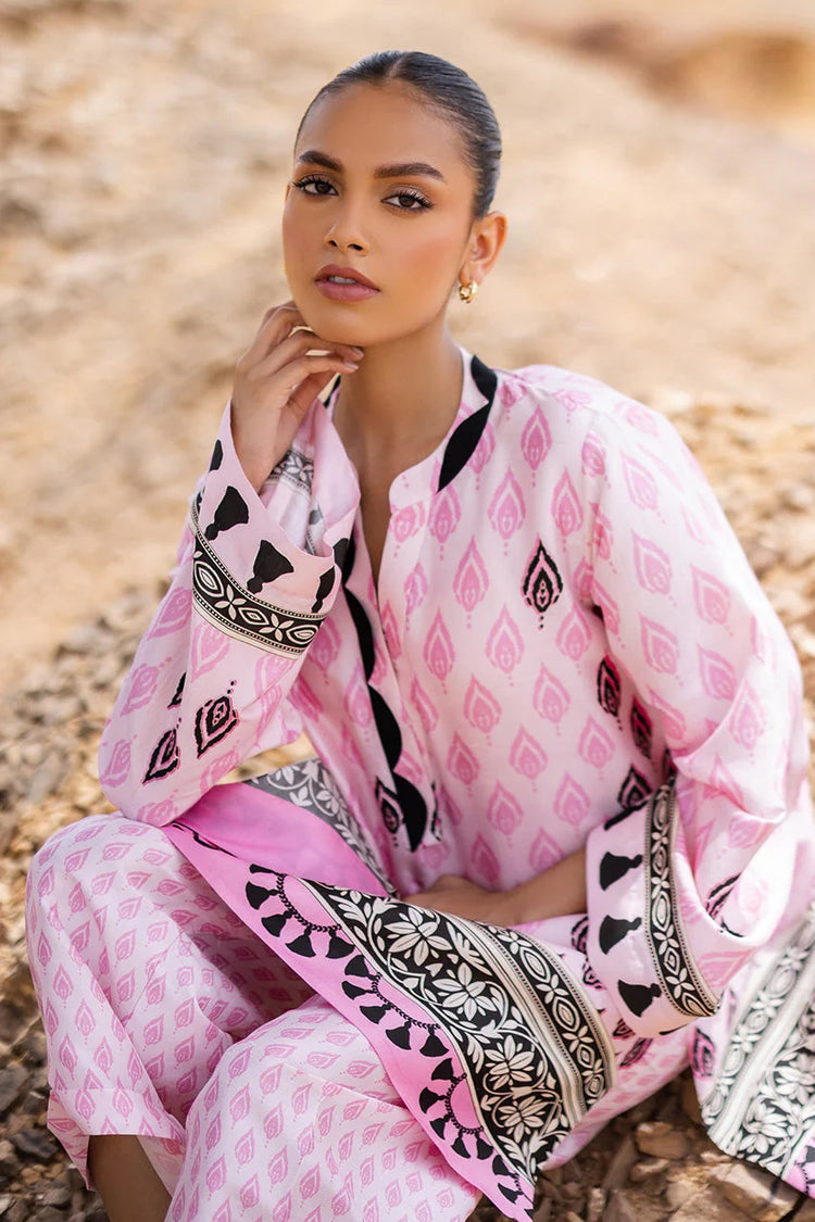 Floral Harmony Soft BSY Crepe Coord Set (Available in Pink & Lime Green)