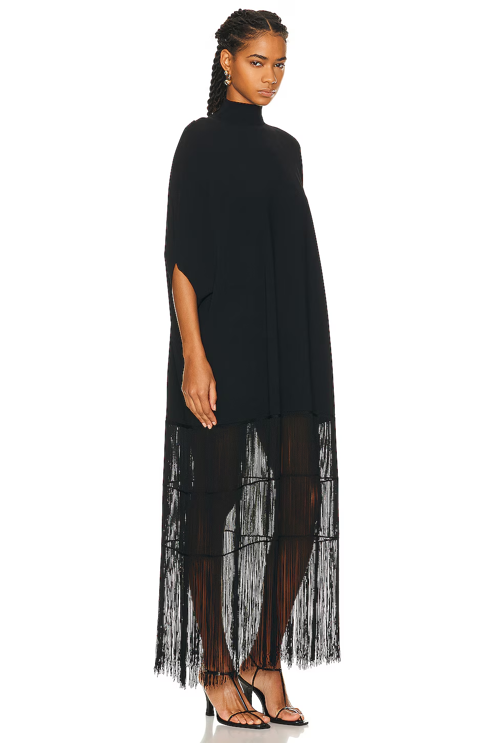 Luxe Long Fringe Kaftan