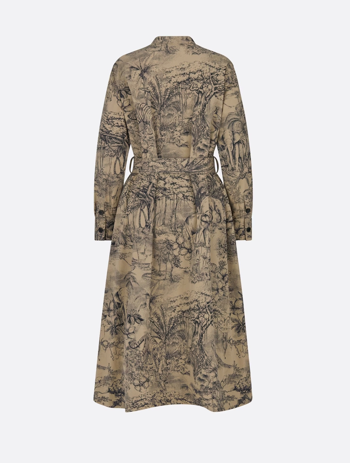 Robe Longue T.38 Dior Taupe Monogram Paris