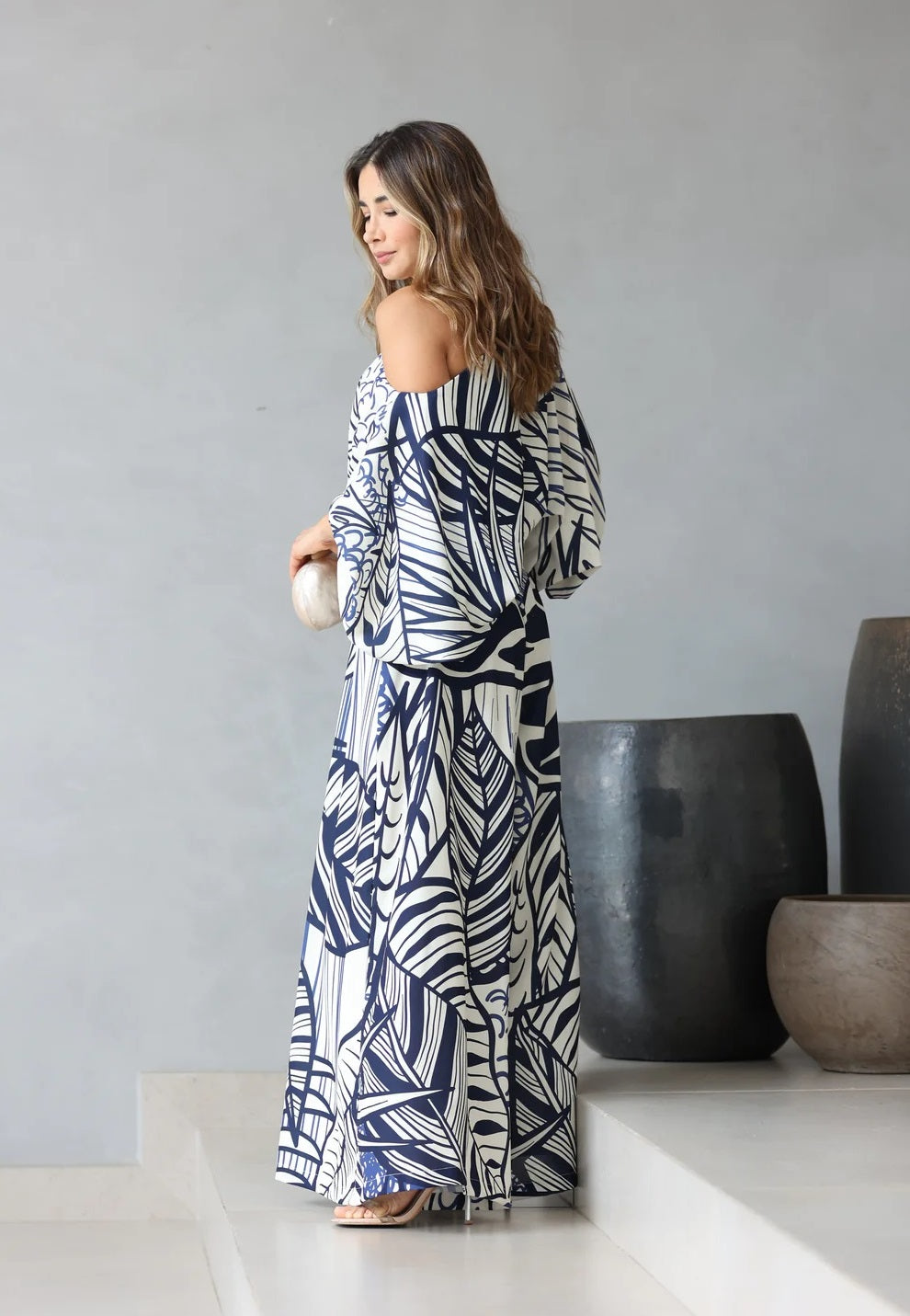 The Blue Korean Leaf : Co-ord Set