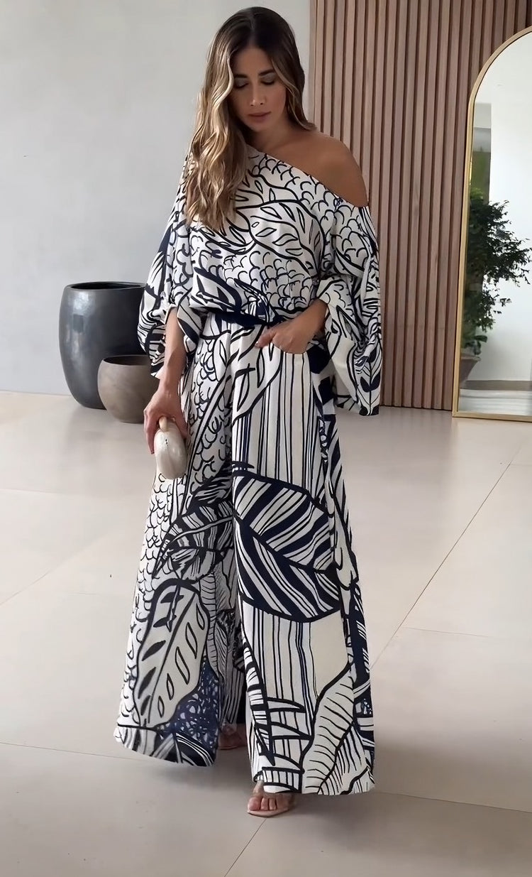 The Blue Korean Leaf : Co-ord Set