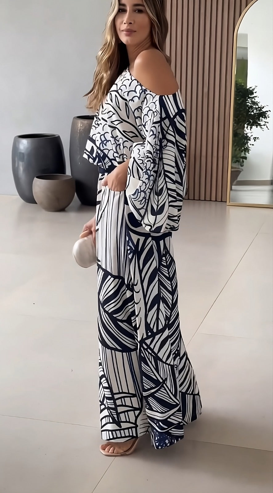 The Blue Korean Leaf : Co-ord Set