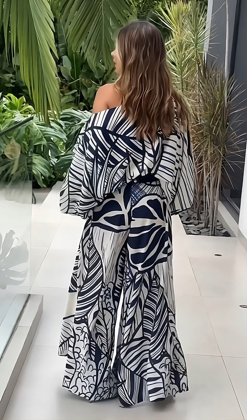 The Blue Korean Leaf : Co-ord Set