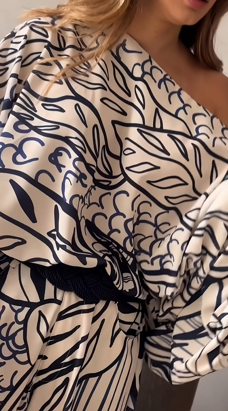 The Blue Korean Leaf : Co-ord Set