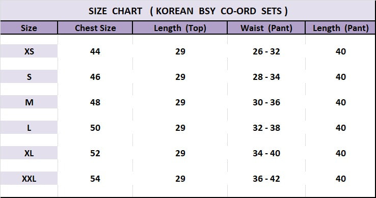 The Blue Korean Leaf : Co-ord Set