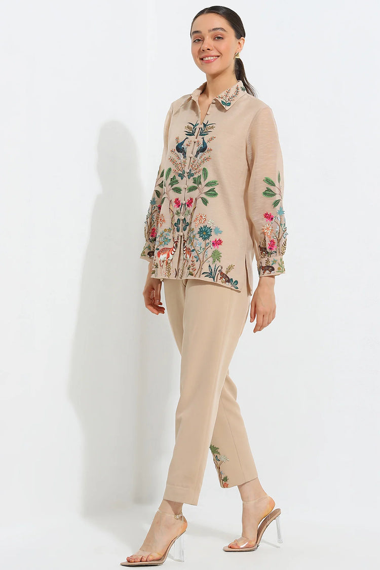 Wild Elegance Linen Coord Set