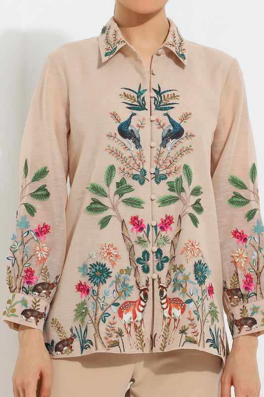 Wild Elegance Linen Coord Set