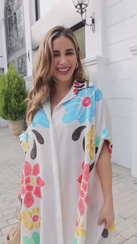 Luxurious Floral BSY Velvet Dress